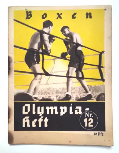 Olympia Heft 1936 Nr. 12 Boxen Berlin Olympische Spiele