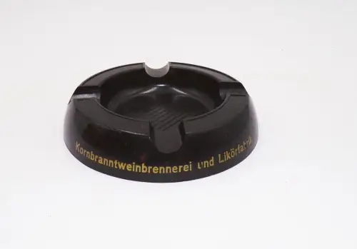 Alter Bakelit Aschenbecher Günther Brennerei Neukirch Lausitz um 1930