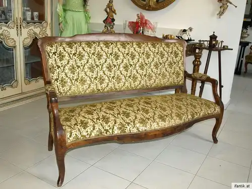 Zierliches Biedermeier 2er Sofa Liege Couch  Diwan  Nr. 6280