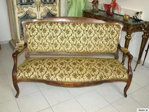 Zierliches Biedermeier 2er Sofa Liege Couch  Diwan  Nr. 6280