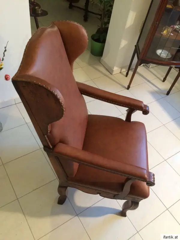Traumhafter Barock Ohrenfauteuil Ohrensessel Ohrenstuhl Originalstück 7