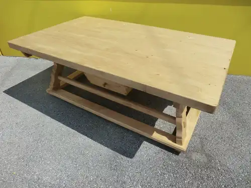 Prächtiger massiver Jogltisch Bauerntisch Tafeltisch Fichtenholz  200 x 120