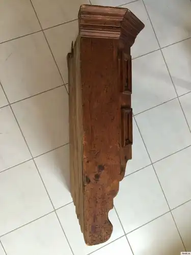 Originales barockes bäuerliches Regal Stellage Tellerboard Hängeschrank A1138