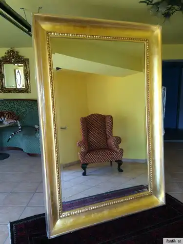 Riesiger 23k vergoldeter originaler Biedermeier Spiegel Wandspiegel Nr.8286