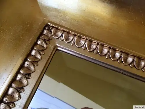 Riesiger 23k vergoldeter originaler Biedermeier Spiegel Wandspiegel Nr.8286