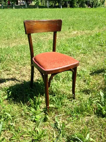 Originaler Thonet Konferenstuhl Theater Sessel Polsterstuhl  Stuhl Nr 5514