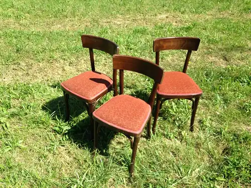 Originaler Thonet Konferenstuhl Theater Sessel Polsterstuhl  Stuhl Nr 5514