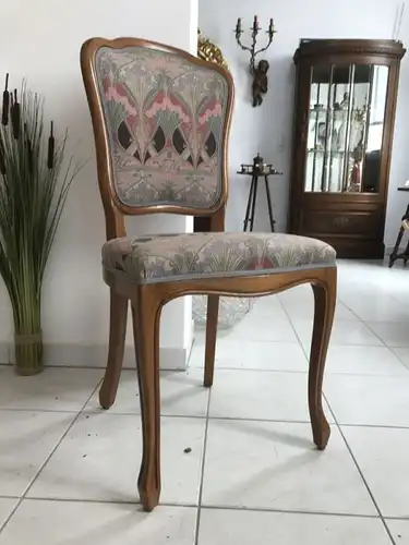 Hübscher Stuhl Sessel Barockstil Küchensessel W1815