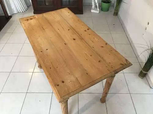 Uriger alter Bauerntisch Beistelltisch Küchentisch Tisch W2050
