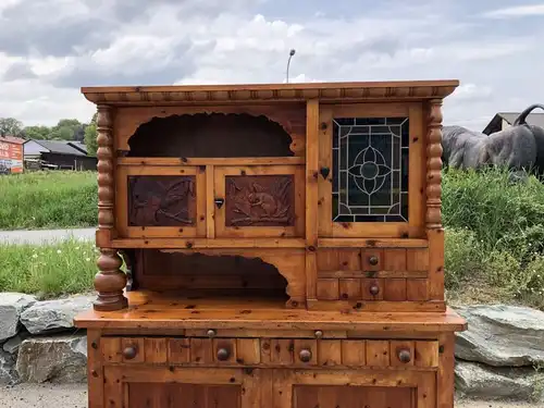 Massives  Zirbenholz Kredenz Bauernschrank Küchenschrank Buffet - X1587