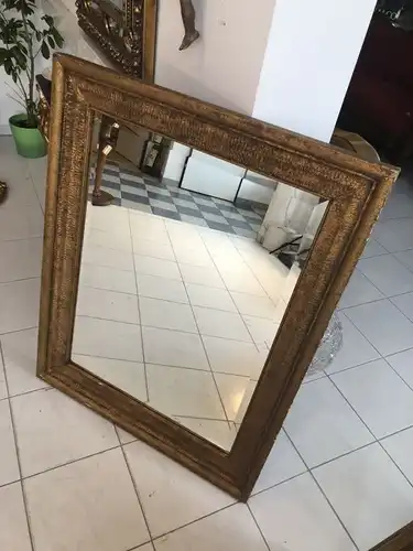 Originaler Biedermeier Spiegel Holzspiegel geschliffen X1607