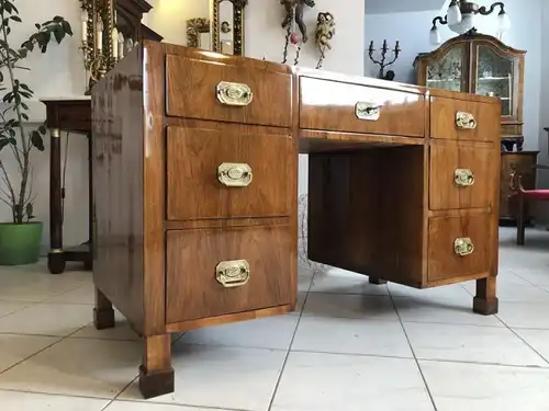 Restaurierter Biedermeier Schreibtisch Sekretär Schreibmöbel Originalstück X1384