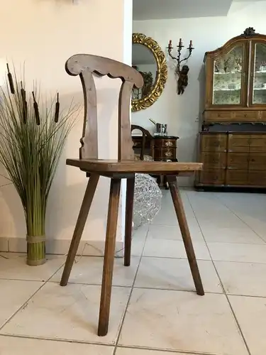 Uriger alter Bauernsessel Sessel Stuhl Kaminstuhl Küchensessel X1135