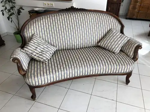 Hübsches originales Spätbiedermeier Sofa Diwan Couch X1499