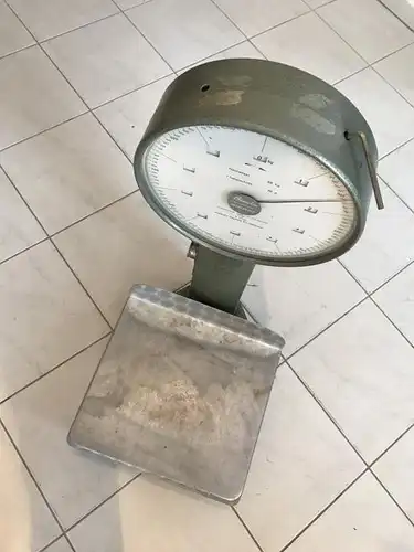 Antike August Sauter Bizerba Waage Standwaage Nostalgiestück W3356-1