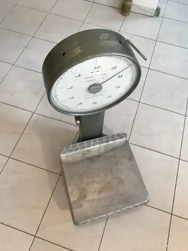 Antike August Sauter Bizerba Waage Standwaage Nostalgiestück W3356-1