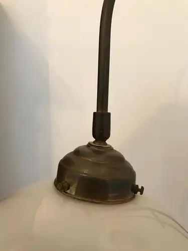 Jugendstil Stehlampe Stehleuchte Höhenverstellbar Messing - W1380