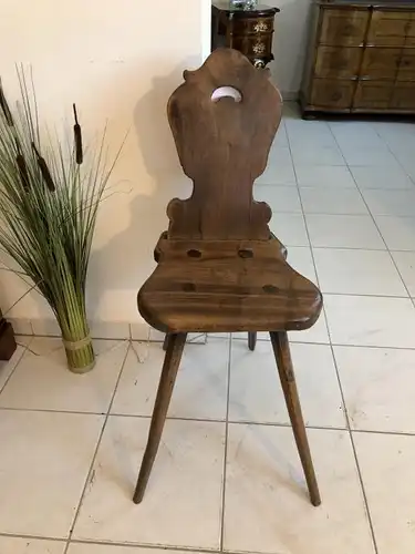 Uriger originaler Bauernsessel Sessel Stuhl Kaminstuhl Küchensessel X1136