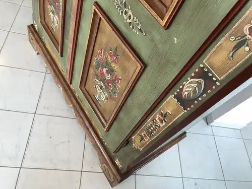 Voglauer Schrank Bauernschrank Anno 1800 Altgrün X2409