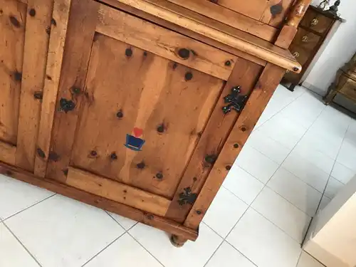 Massives Küchenbuffet Küchenschrank Zirbenholz Buffetschrank - W3105