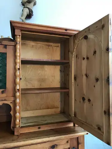 Massives Küchenbuffet Küchenschrank Zirbenholz Buffetschrank - W3105