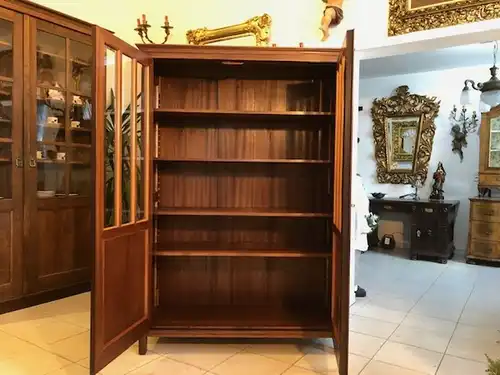 Originale Jugendstil Vitrine Vitrinenschrank Bücherschrank Z1000