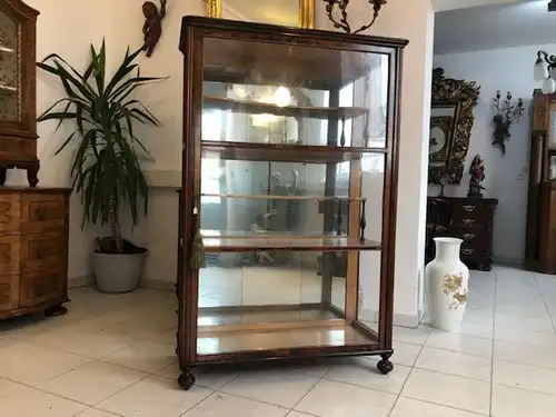 Originale Biedermeier Vitrine Bücherschrank Desingerstück Z1102