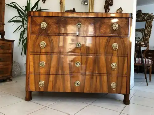 Biedermeier Kommode Ladenkommode Original 4 Laden Restauriert Z1256