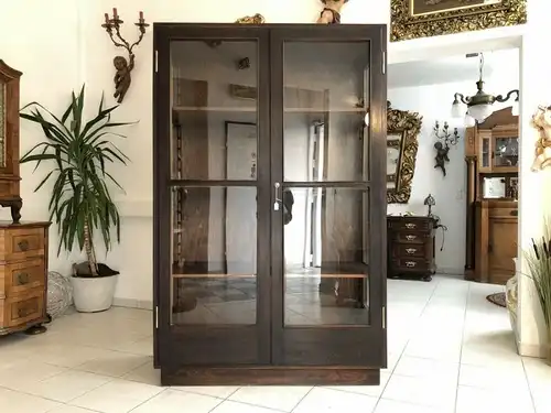 Art Deco Bücherschrank Vitrine Sammlervitrine Z1319