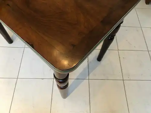Originaler Gründerzeit Spieltisch Tisch Schachtisch X2579