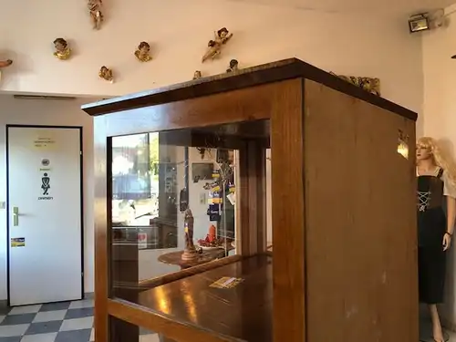 Hübsche Biedermeier Stil  Vitrine Bücherschrank Sammlerschrank X2563