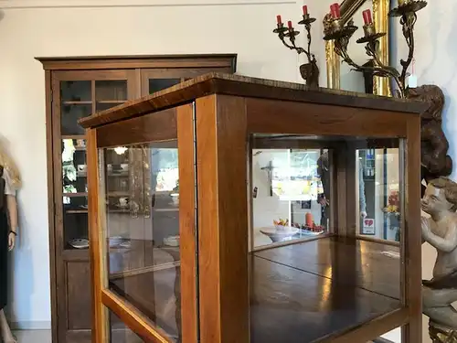 Hübsche Biedermeier Stil  Vitrine Bücherschrank Sammlerschrank X2563