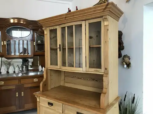 Jugendstil Küchenbuffet Küchenschrank Weichholz Z1649