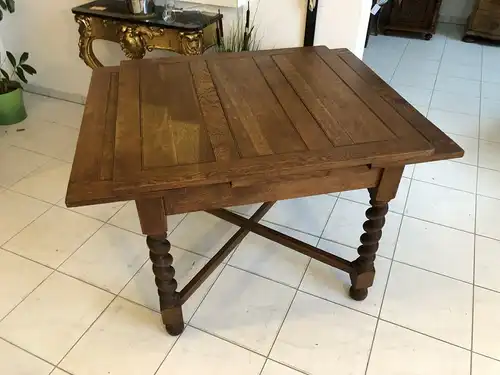 Barock Gründerzeit Tisch Esstisch Auszugtisch X1970