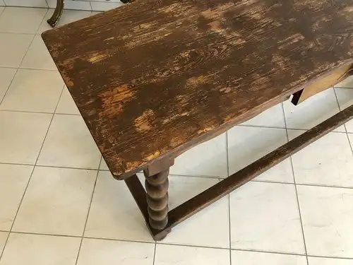 Alter uriger Bauerntisch Zirbenholz Tisch Bauernstube X2146