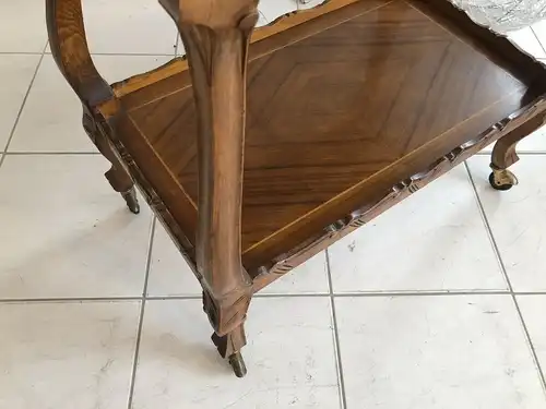 Stilvoller Barockstil Serviertisch Tischerl Beistelltisch Z1843