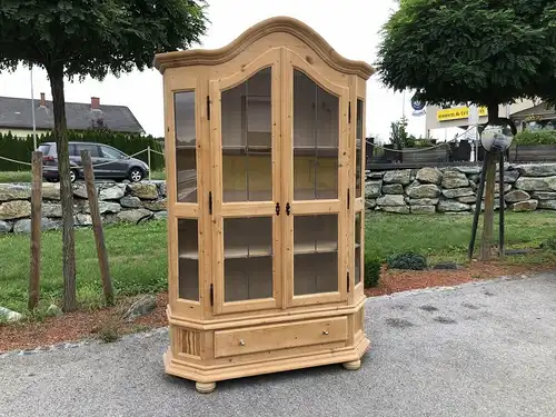 Zierlicher Bücherschrank Vitrinenschrank Küchenschrank Vitrine Z1784