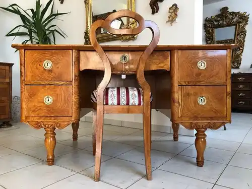 Restaurierter Biedermeier Schreibtisch Sekretär Schreibmöbel Z1258