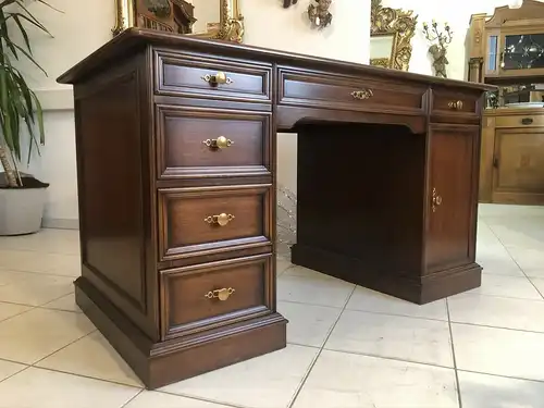 Hübscher Sekretär Schreibtisch Biedermeier Stil Fa. Brause Buchenholz Z2129