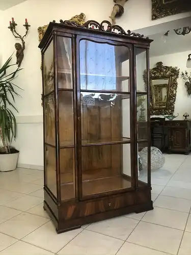 Originale Biedermeier Vitrine Traumexemplar Sammlervitrine E1001