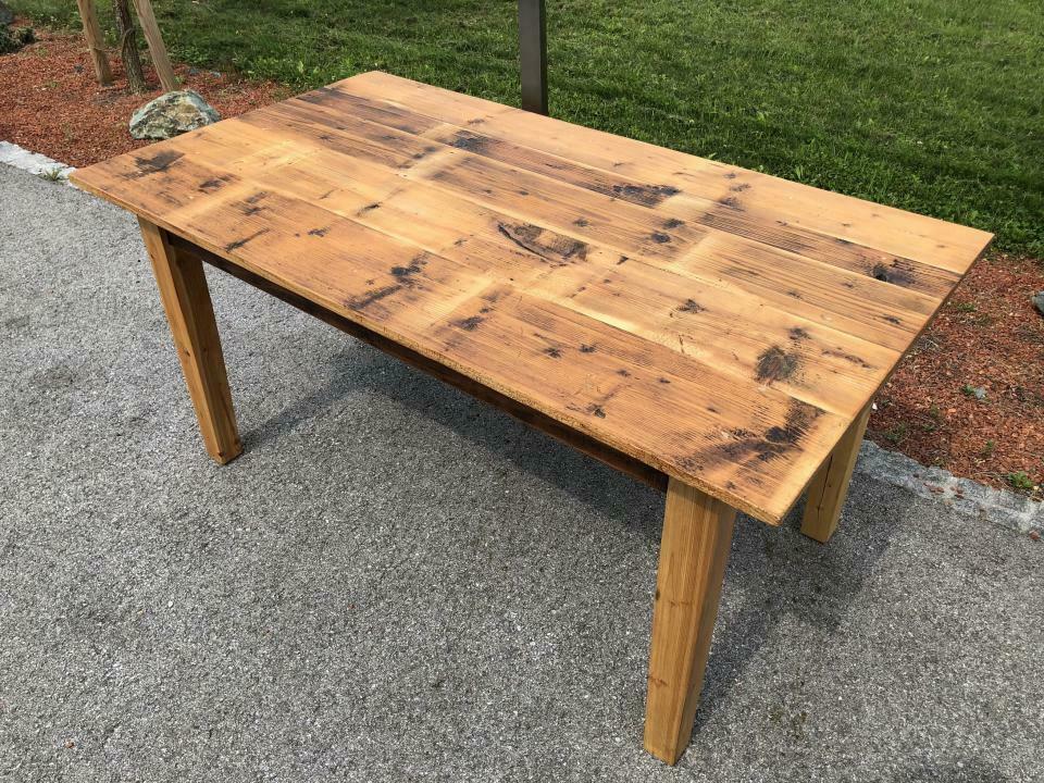 Rustikaler Bauerntisch Hüttentisch Bretttisch Landhaustisch Naturholz