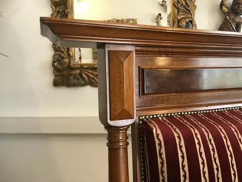 Traumhaftes Gründerzeit Sofa Königssofa Prunksofa Hochlehnsofa E1464
