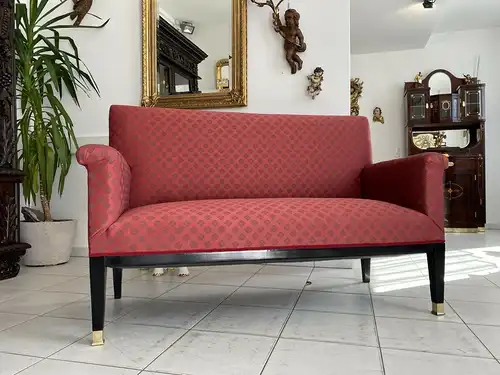 Restauriertes Jugendstil Sofa Königssofa Prunksofa Hochlehnsofa A2607