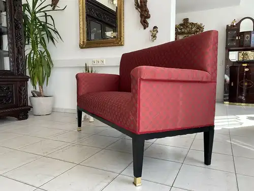 Restauriertes Jugendstil Sofa Königssofa Prunksofa Hochlehnsofa A2607