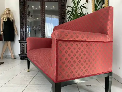 Restauriertes Jugendstil Sofa Königssofa Prunksofa Hochlehnsofa A2607