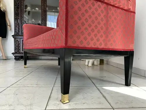 Restauriertes Jugendstil Sofa Königssofa Prunksofa Hochlehnsofa A2607