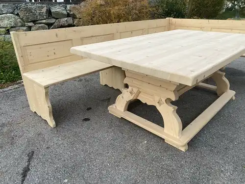 Eckbank Eckbankgruppe Jogltisch Bauernstube Naturholz E2096