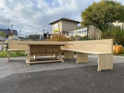 Eckbank Eckbankgruppe Jogltisch Bauernstube Naturholz E2096