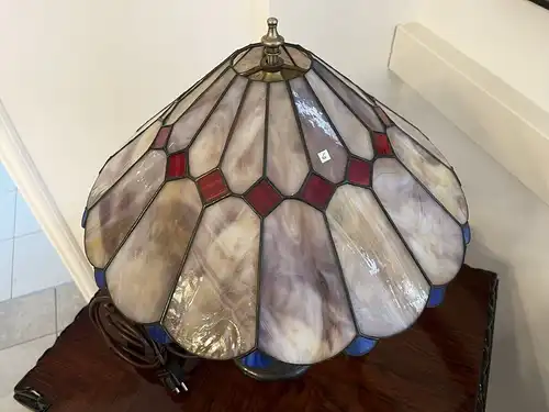 Echtglas Lampe Tiffany Glaskunst Klaunser Kl6