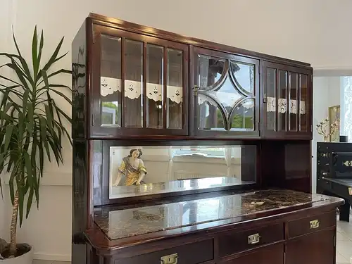 Sale Jugendstil Aufsatzvitrine Bücherschrank B1674